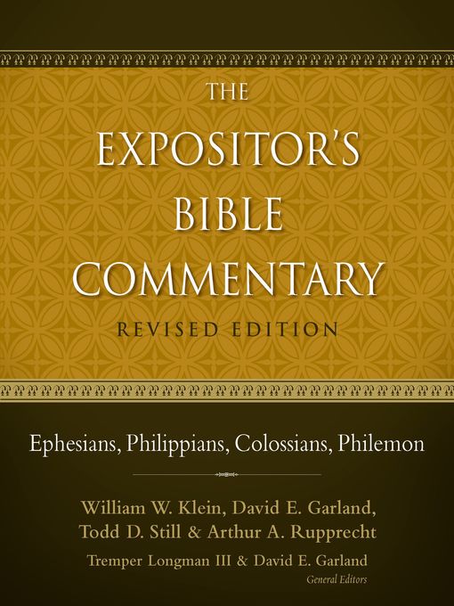 Title details for Ephesians, Philippians, Colossians, Philemon by William W. Klein - Available